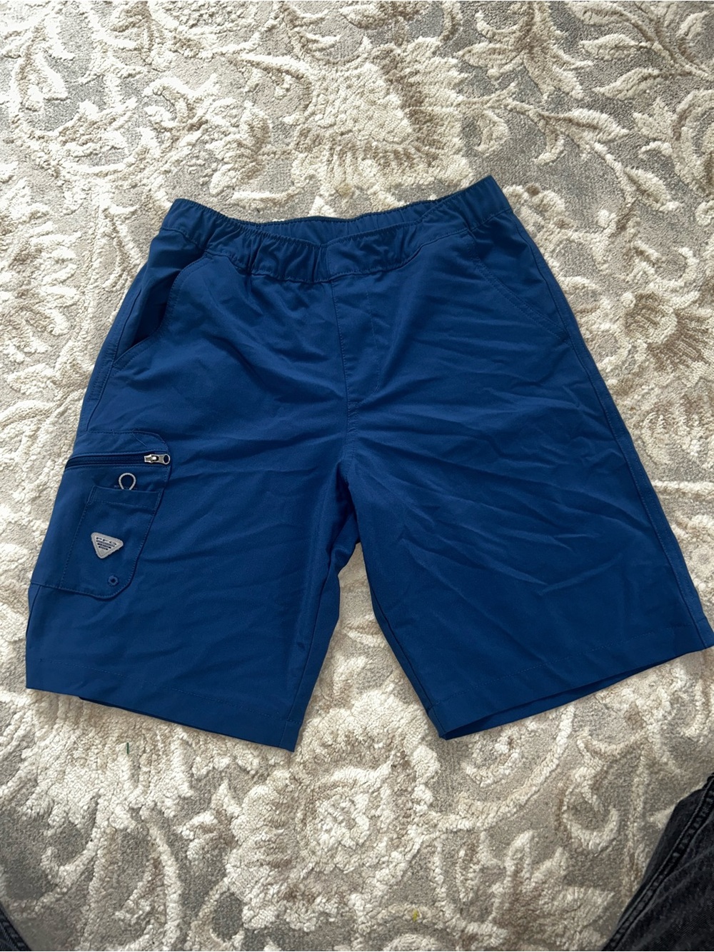 Columbia Kids Athletic Shorts - Navy Blue